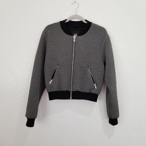 Gray Quilted Jacket  by Red 23